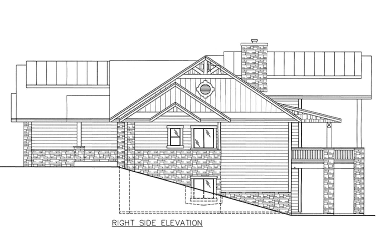 Northwest House Plan #039-00640 Elevation Photo