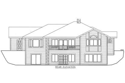 Traditional House Plan #039-00641 Elevation Photo