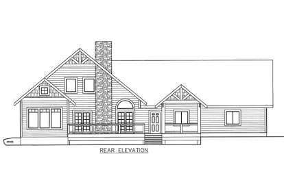 Craftsman House Plan #039-00642 Elevation Photo