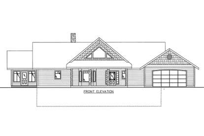 Mountain House Plan #039-00644 Elevation Photo