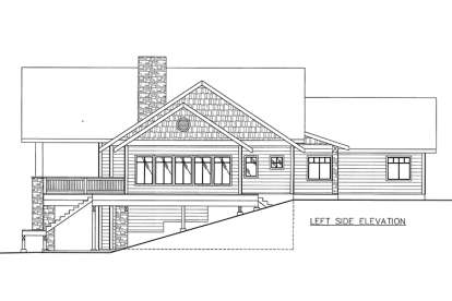 Mountain House Plan #039-00644 Elevation Photo