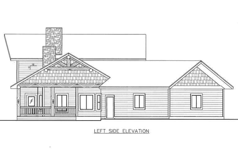Northwest House Plan #039-00645 Elevation Photo