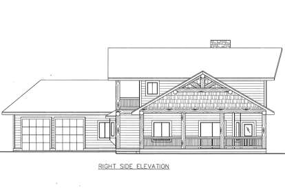 Northwest House Plan #039-00645 Elevation Photo