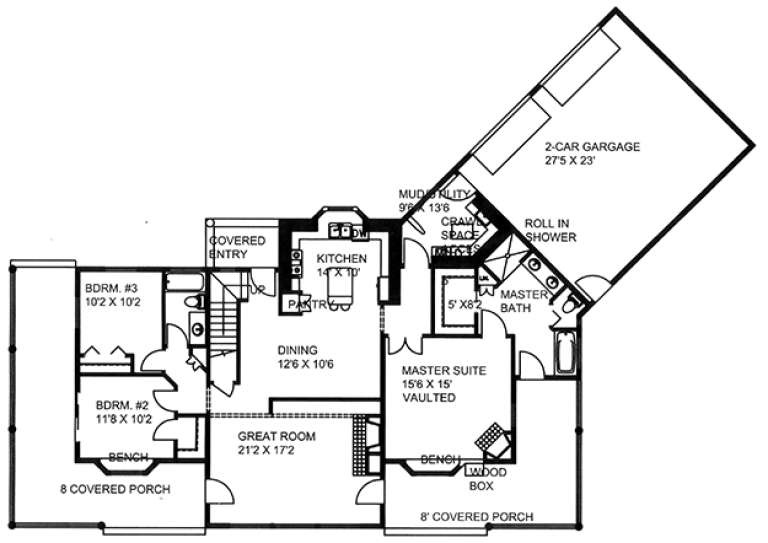 House Plan House Plan #17857 Drawing 1