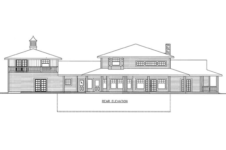Farmhouse House Plan #039-00646 Elevation Photo