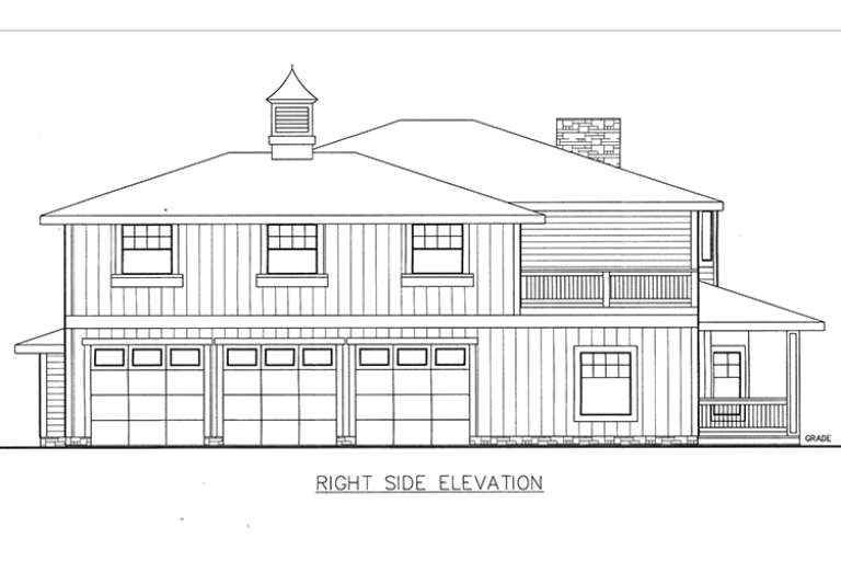 Farmhouse House Plan #039-00646 Elevation Photo