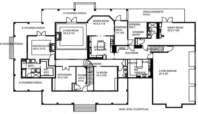 House Plan House Plan #17858 Drawing 1