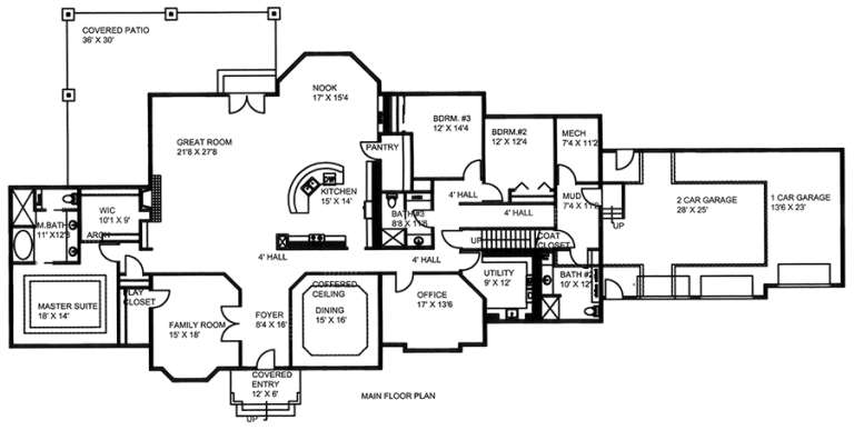 House Plan House Plan #17860 Drawing 1