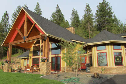 Mountain House Plan #039-00650 Elevation Photo