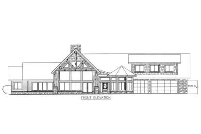 Mountain House Plan #039-00650 Elevation Photo