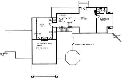 Upper for House Plan #039-00650