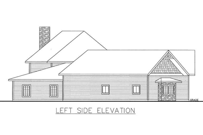 Northwest House Plan #039-00651 Elevation Photo