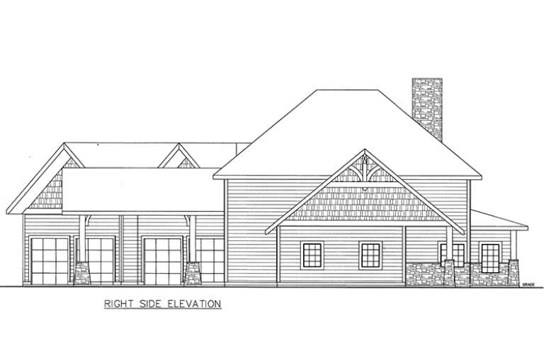 Northwest House Plan #039-00651 Elevation Photo