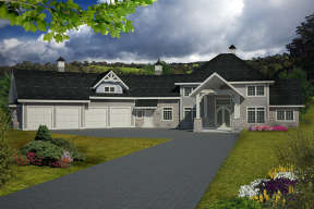 Northwest House Plan #039-00652 Elevation Photo