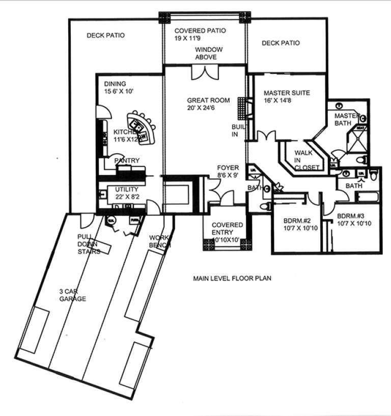 House Plan House Plan #17865 Drawing 1