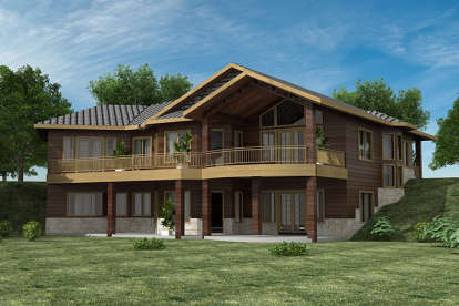 Northwest House Plan #039-00654 Elevation Photo