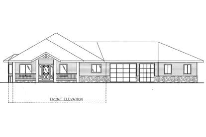 Northwest House Plan #039-00654 Elevation Photo