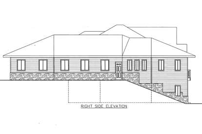 Northwest House Plan #039-00654 Elevation Photo