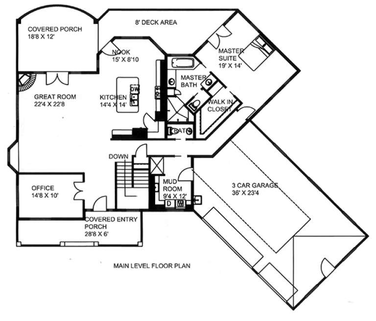 House Plan House Plan #17866 Drawing 1
