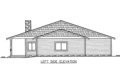 Ranch House Plan #039-00655 Elevation Photo