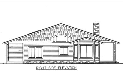 Ranch House Plan #039-00655 Elevation Photo