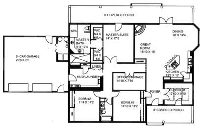 House Plan House Plan #17867 Drawing 1