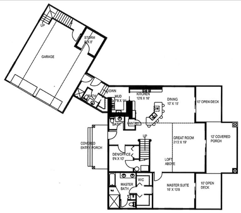 House Plan House Plan #17869 Drawing 1