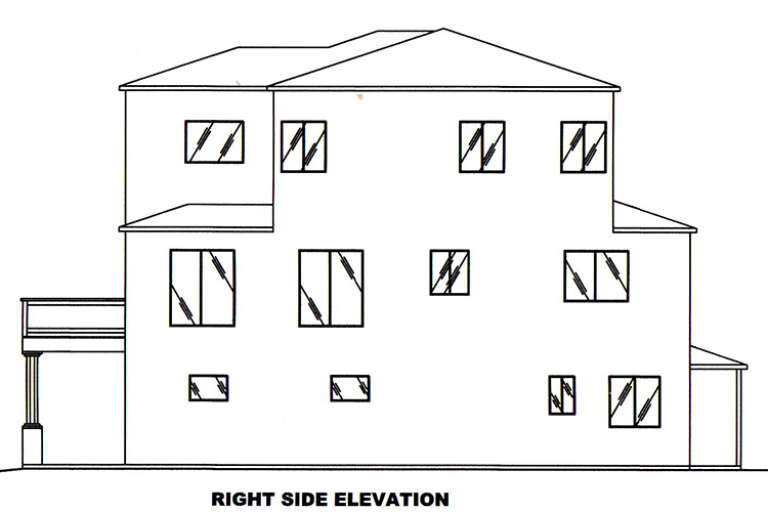 Modern House Plan #039-00660 Elevation Photo