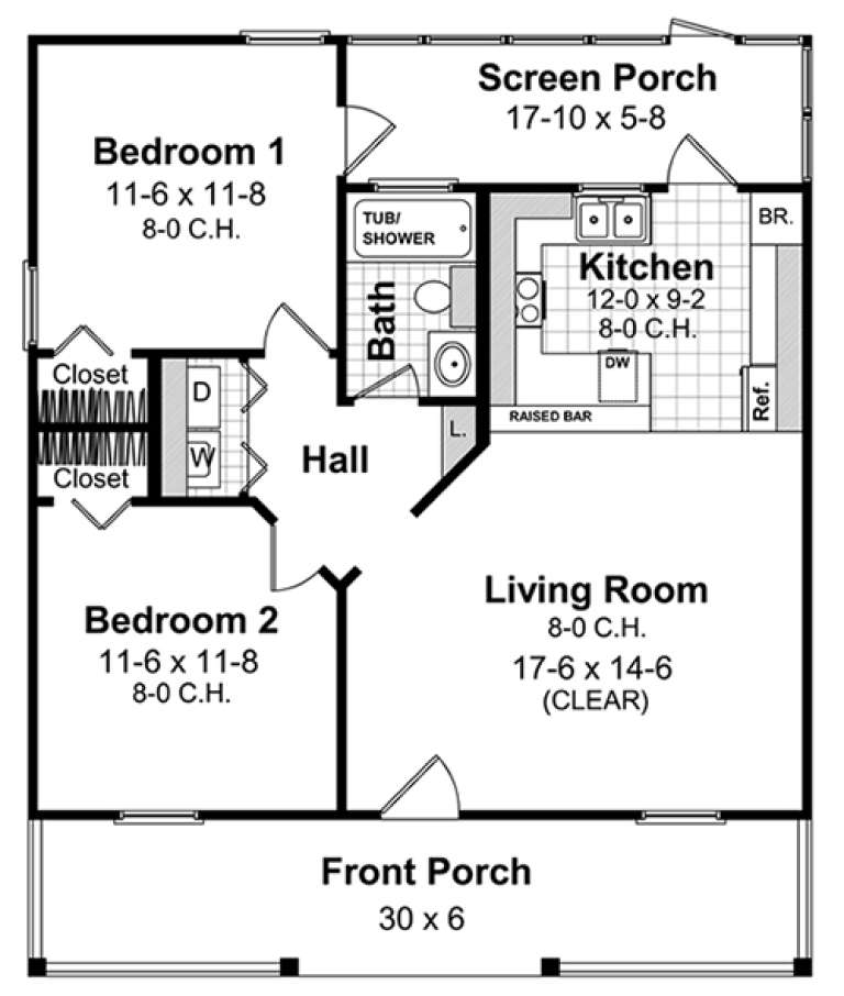 House Plan House Plan #17874 Drawing 1