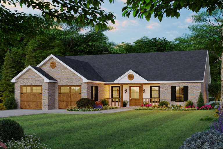 House Plan House Plan #17876 Front Elevation 