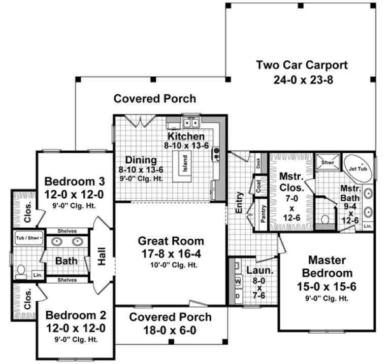 House Plan House Plan #17877 Drawing 1