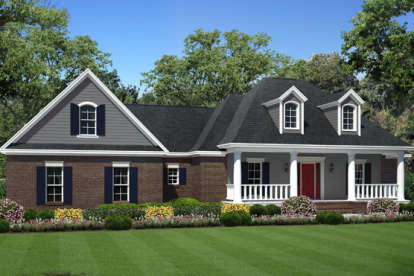 European House Plan #348-00264 Elevation Photo