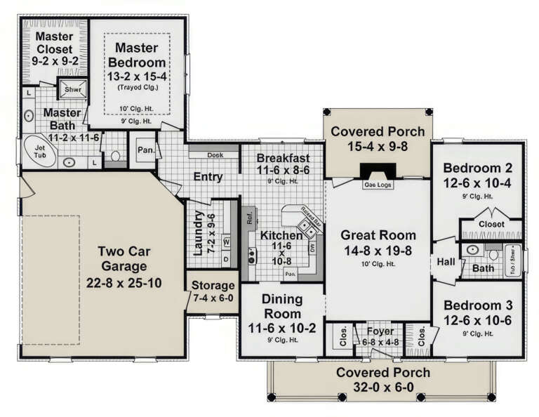 House Plan House Plan #17878 Drawing 1