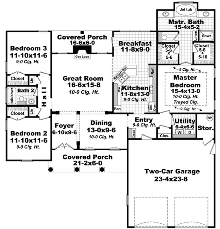 House Plan House Plan #17879 Drawing 1