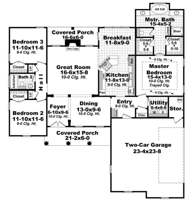 House Plan House Plan #17880 Drawing 1