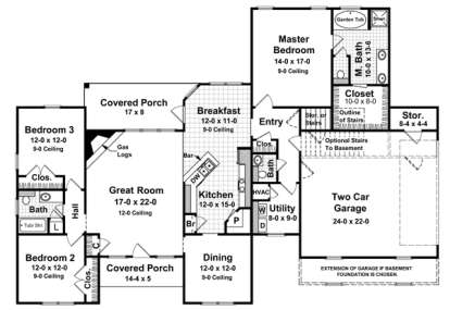 House Plan House Plan #17882 Drawing 1