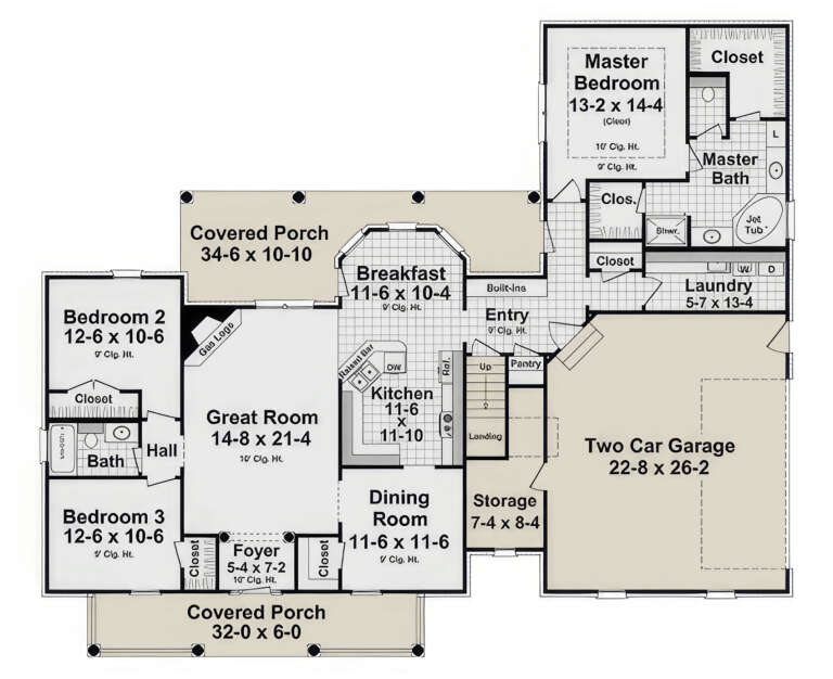 House Plan House Plan #17883 Drawing 1