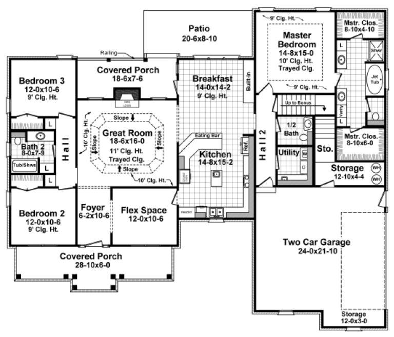House Plan House Plan #17884 Drawing 1