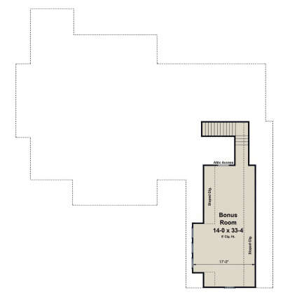 Bonus Room for House Plan #348-00271