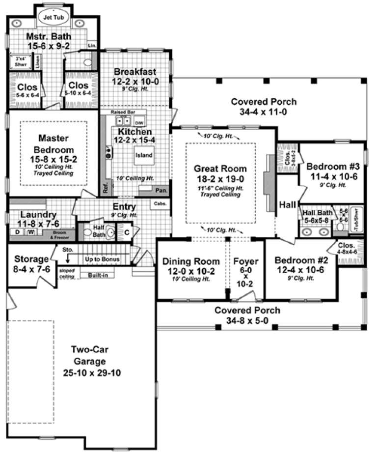 House Plan House Plan #17886 Drawing 1