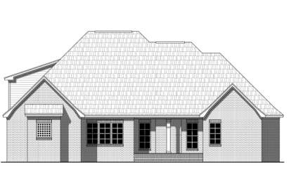 European House Plan #348-00273 Elevation Photo