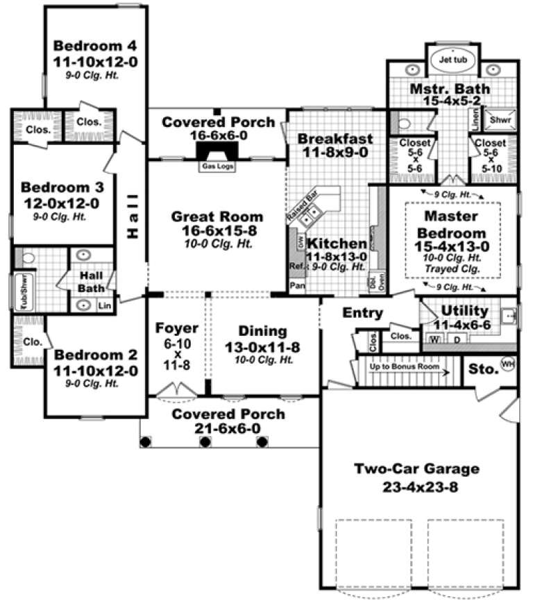 House Plan House Plan #17887 Drawing 1