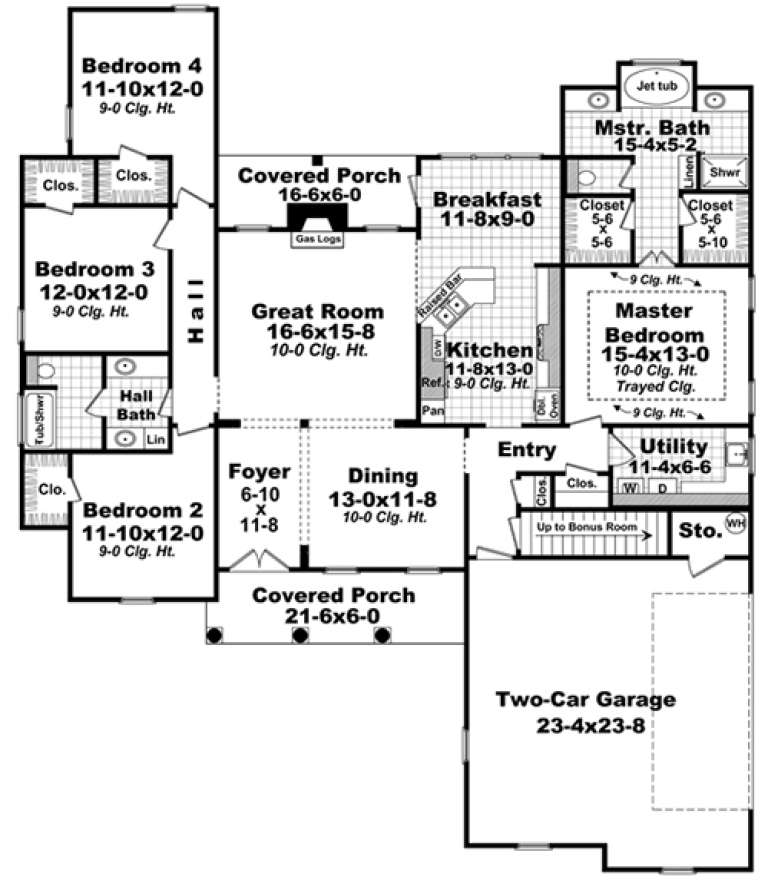 House Plan House Plan #17888 Drawing 1