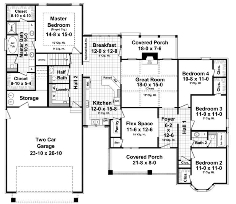 House Plan House Plan #17889 Drawing 1