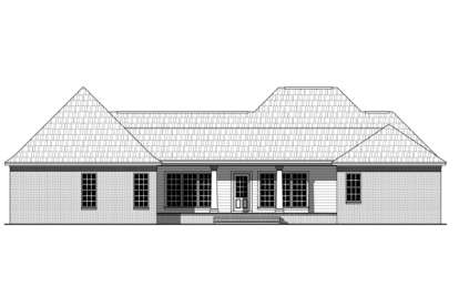 European House Plan #348-00276 Elevation Photo