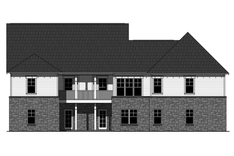 Craftsman House Plan #348-00277 Elevation Photo
