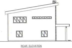 Modern House Plan #039-00661 Elevation Photo