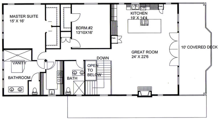 House Plan House Plan #17892 Drawing 1