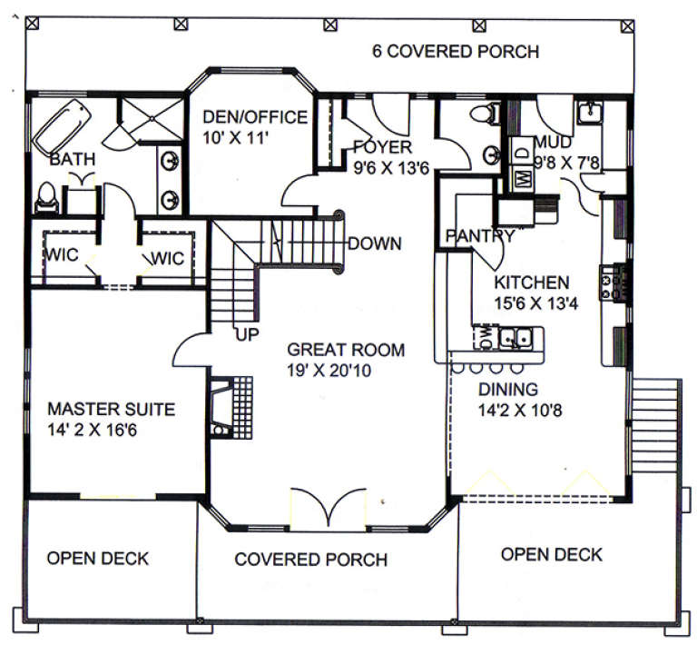 House Plan House Plan #17893 Drawing 1