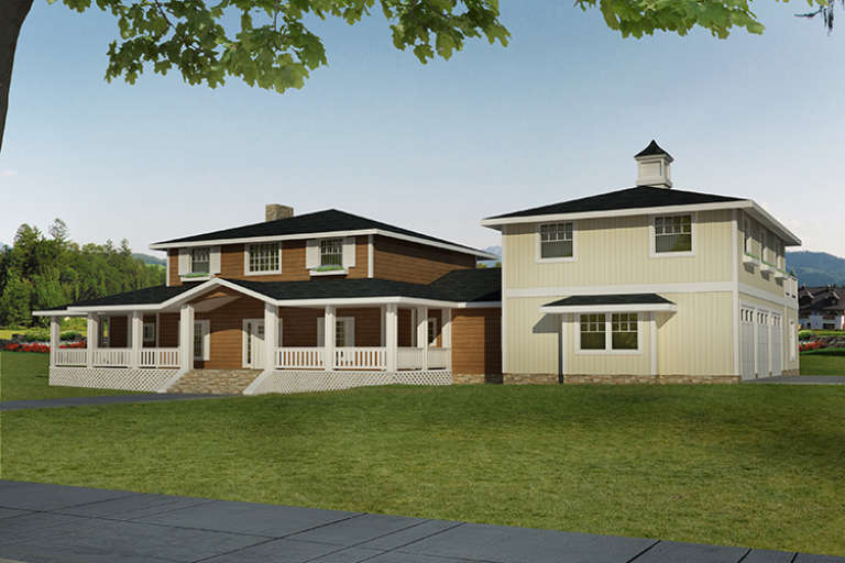House Plan House Plan #17896 Front Elevation